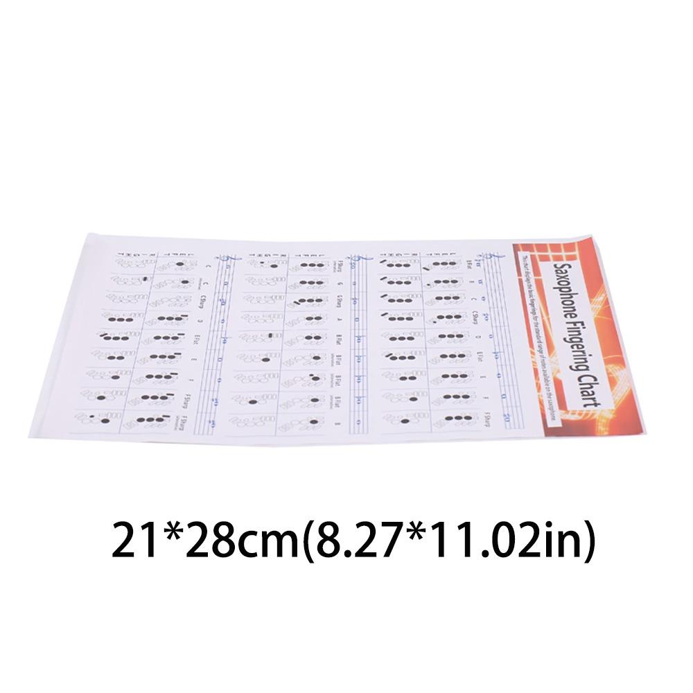 

Saxophone Supplies Saxophone Chord Diagram Coated Paper Exercise Comparison Table M