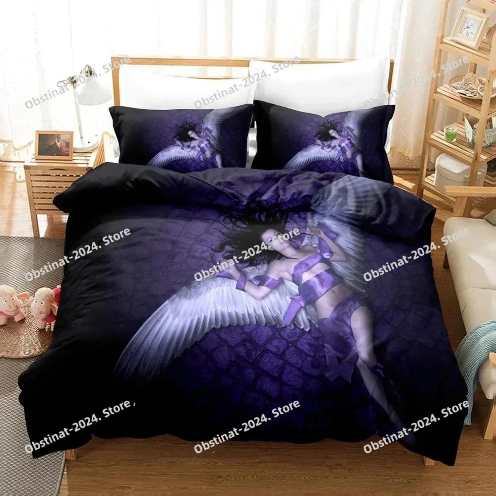 3D Tisk Padlý Anděl Ložní Souprava Povlak na Přikrývku Ložní Souprava Povlak na Peřinu Povlak na Polštář Přikrývka King Queen Size Chlapecká Dospělá Ložní Souprava