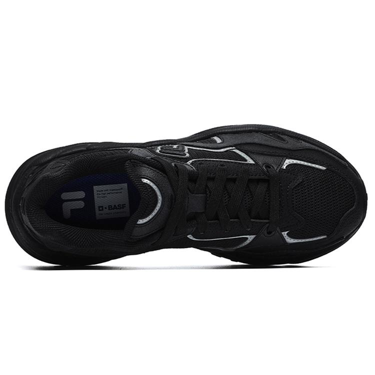 Fila Fusion Flash Sneakers 'Black Grey' Women's (Unisex) Casual Shoes T12W231117FBK