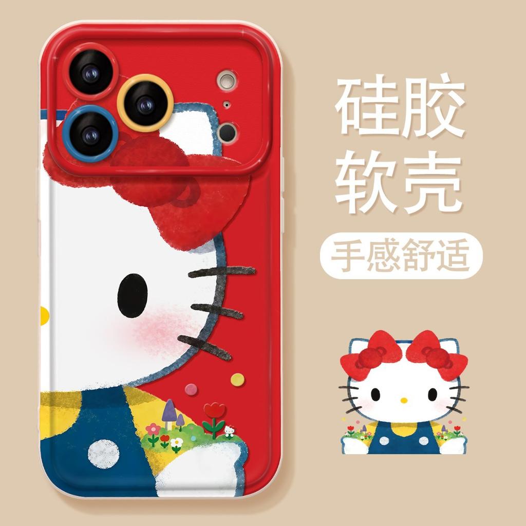 Cute cat bracelet applies to Apple 17promax mobile phone case Huawei mate60 new women's 15 silicone Xiaomi