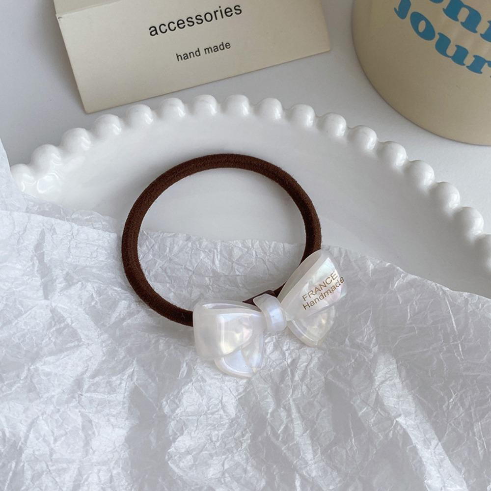 Hair Bands Acetic Acid Hair Tie Korean Style Acetate Bow Scrunchies Bowknot Hair Rope  Women