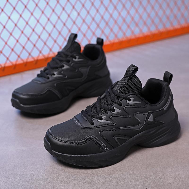 Platform Sole Fashion Trend Women's Shoes Autumn Leather Sports Shoes Casual Running Shoes Fitness Shoes