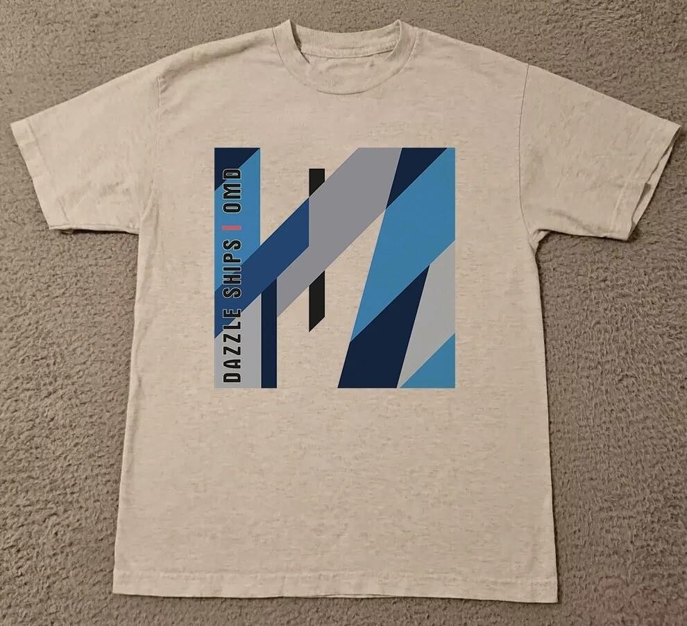 ORCHESTRAL MANOEUVRES IN THE DARK OMD DAZZLE SHIPS Tee Shirt Size Ash S