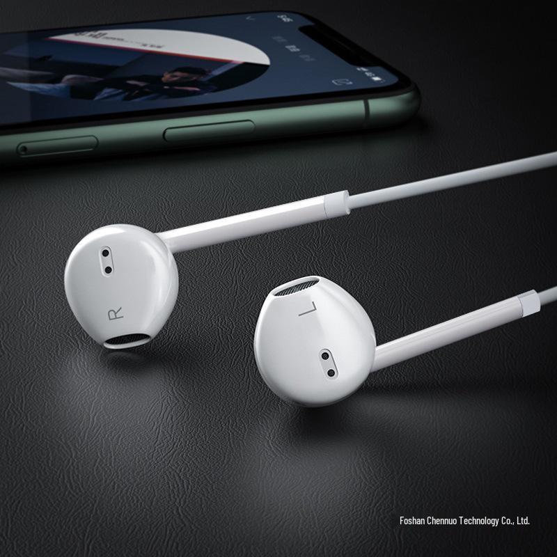 In-Ear Wired Earphones with Extra Bass & Line Control for MacBook Air/Pro Type-C