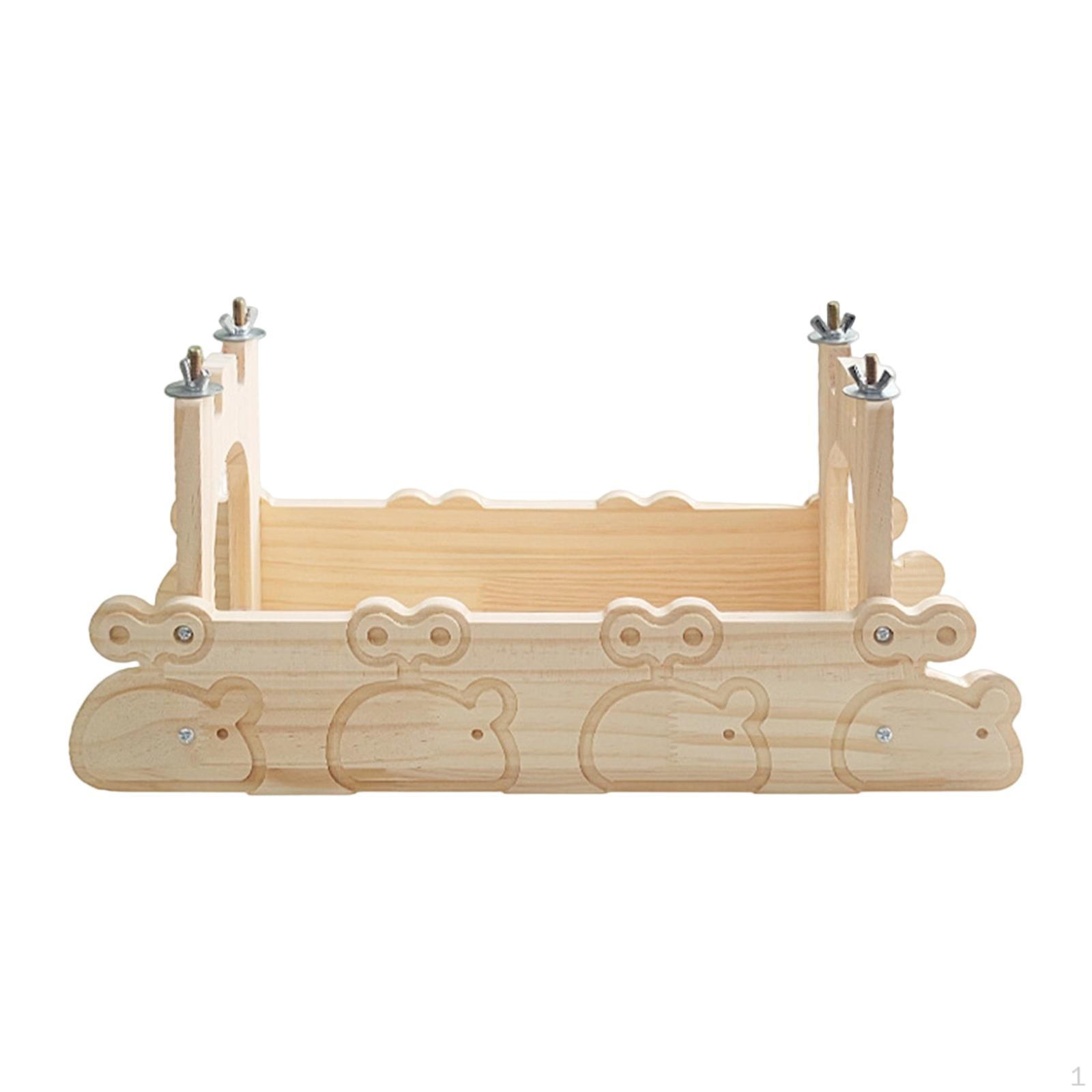 

Мостик для морской свинки Игрушки для шиншиллы Деревянный Легко установить Коридор Туннель для кролика для мышей хомяка C