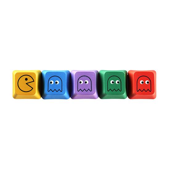 5Pcs Keycaps Comfortable Non-fading Indeformable Replacement Wear-resistant Ergonomic PBT Gaming Keyboard Key Cap