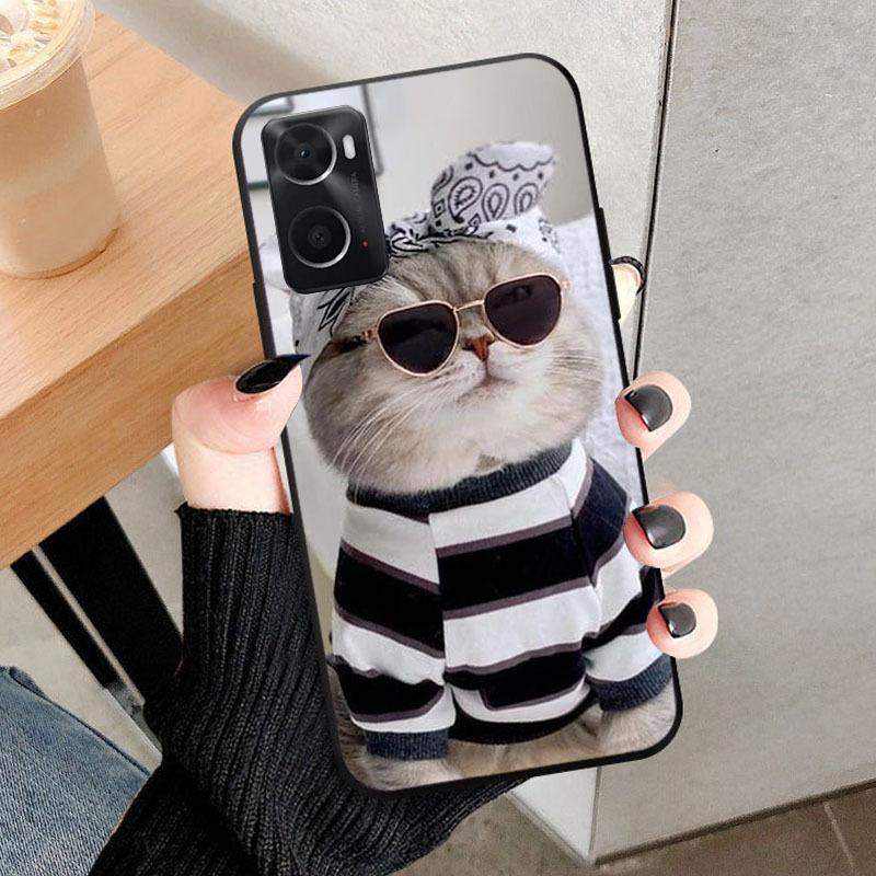 Luxury TPU Phone Case For OPPO A36 A76 A96 4G Silicone Protective Soft Back Cover Fundas For Realme 9i 4G Shockproof Back Cover