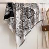 Retro Printed Butterfly Large Square Scarf Scarf Women'S High-End Gift Fashionable Versatile Outer Decoration Shawl Autumn