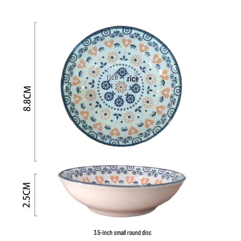 Набор из 3,5-дюймовых марокканских керамических соусниц Yangge (5-Pack)