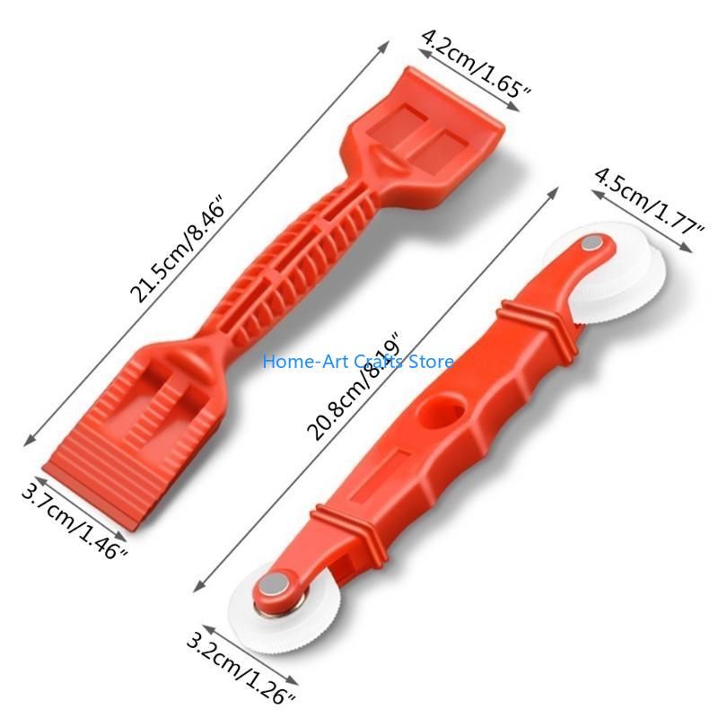 Y3NA Set of 2Convenient Screen Rolling Tool Glazing Shovel Spline Roller Window Installation Tool Improve Seal Performances