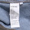 LOEWE Excellent condition, genuine Japanese made item S359Y50X23, leather patch anagram denim Jacket 40 Light blueUsed