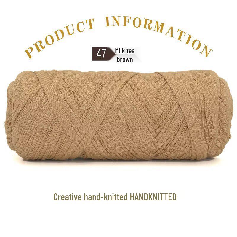 200g High Elastic Cloth Strip Yarn for DIY Weaving: Crochet Blankets, Floor Mats, Storage Baskets & More