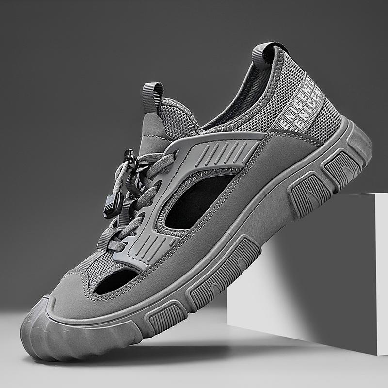 Fashion Summer Man Sandals New Slippers Outdoor Platform Hollow Men's Breathable Anti Slip Beach Casual Fashion Sandals Men Large Size