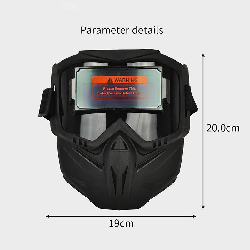 Auto Darkening Welding Helmet Welder Protector Helmet Detachable Welding Mask Head-mounted Breathable Welding Protector Helmet