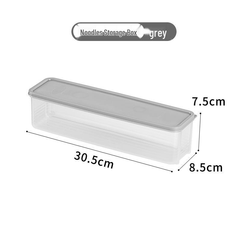 Large Capacity Spaghetti Storage Box - Rectangular, Long-Strip Noodle Keeper