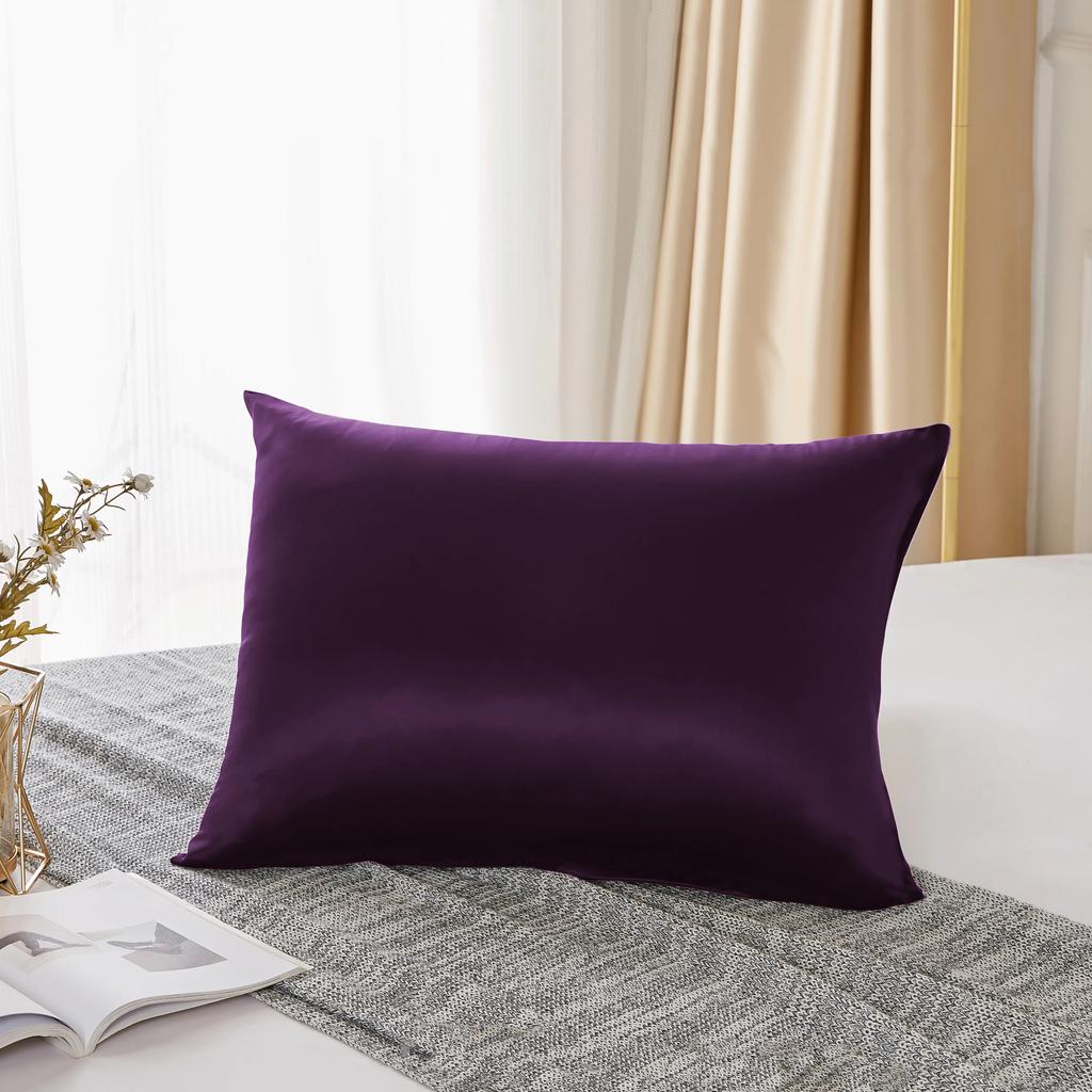 25 Momme  Natural Mulberry Silk Pillowcase,Both Sided Pure Silk Pillow Cover Gifts for Women,Pure Silk Pillowcsae For Hair