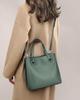 Qian Dian Women's 2025 Trendy Bucket Bag: Soft Leather, Large Capacity, Fashionable Crossbody & Shoulder Bag