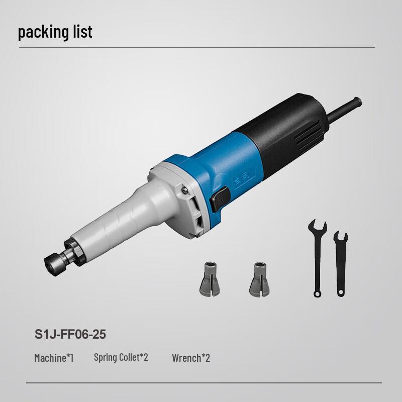 Dongcheng S1J-FF06-25 Mini Electric Straight Grinder CN plug (adapter included)
