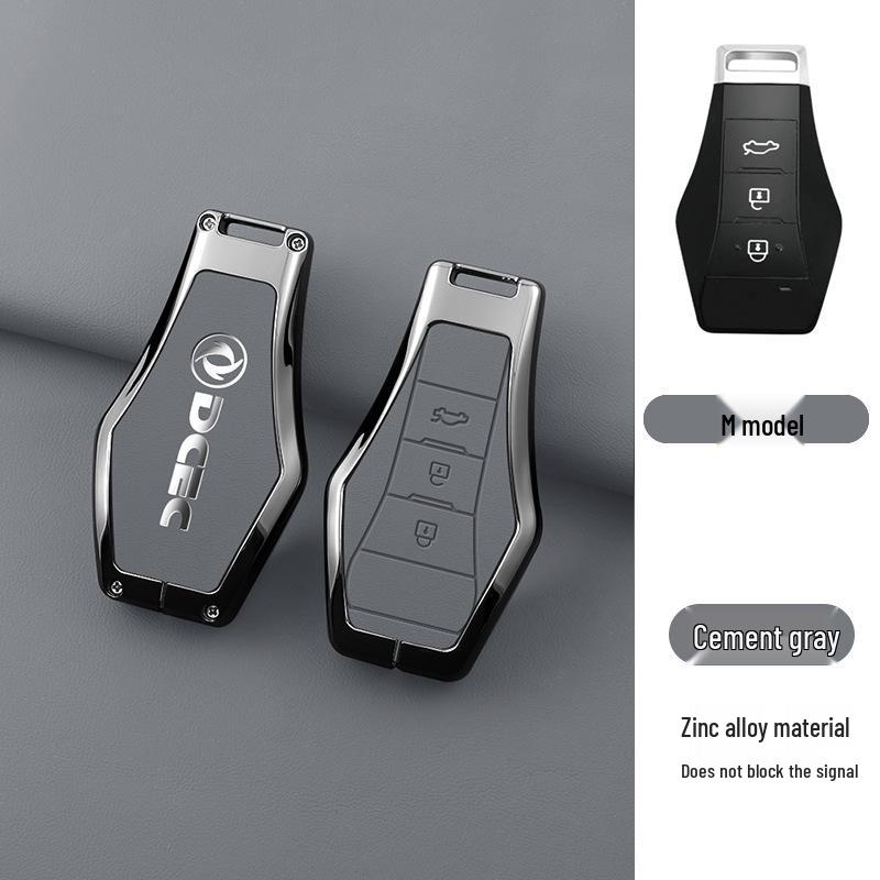 Zinc Alloy Leather Key Case for Dongfeng Fengguang 580 (2016/17) - Stylish and Durable with Creative Buckle for Men and Women
