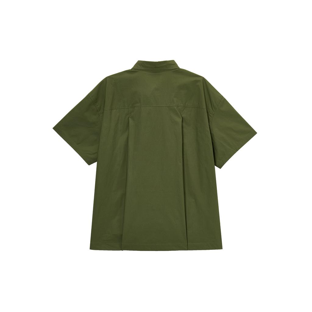 Nike Club Comfortable Fashion Casual Versatile Short Sleeve Shirt Men Shirts Olive-Green White HJ2027-222