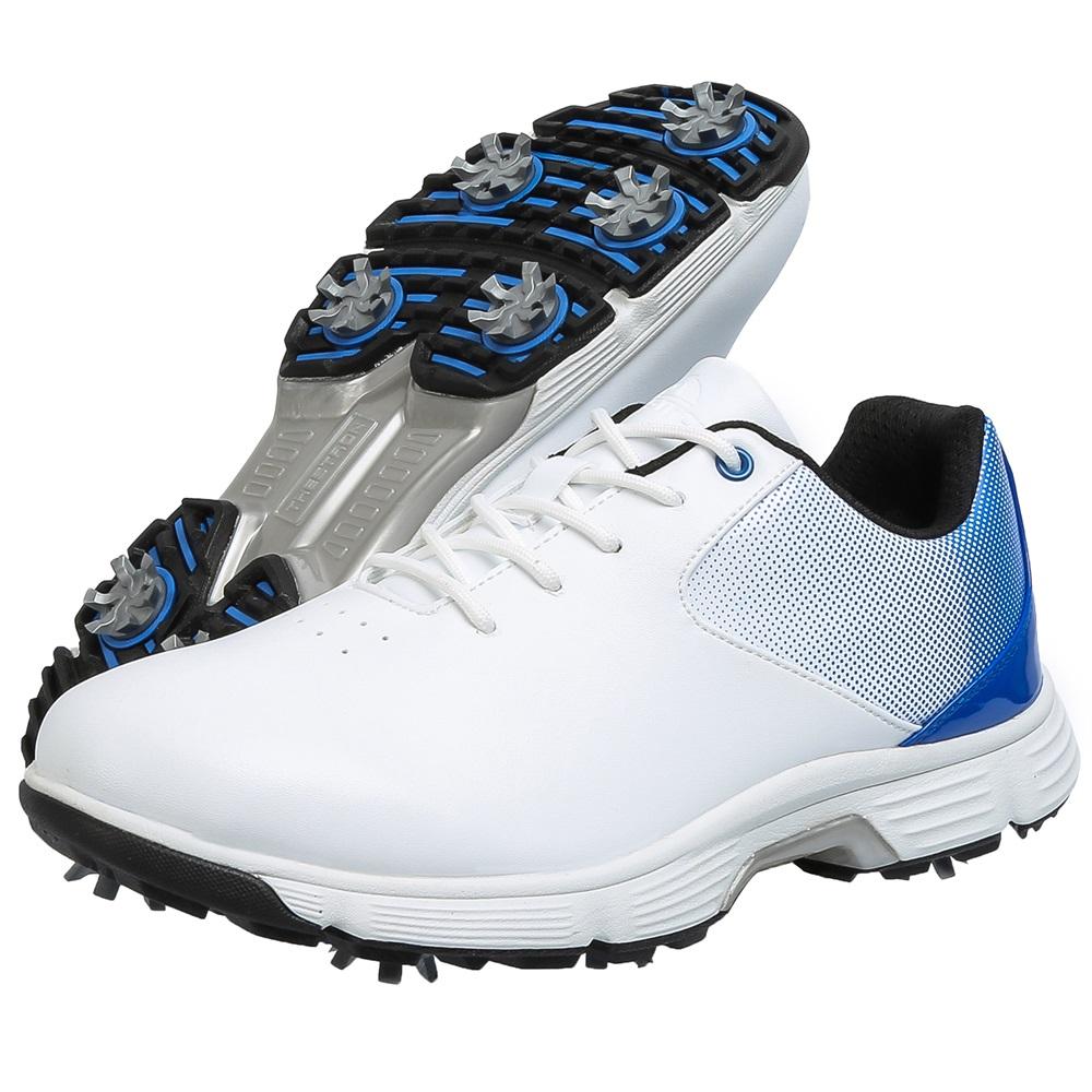 Men's Golf Shoes with Waterproof and Anti Slip Studs, Comfortable and Casual Golf Sports Shoes, Sizes 39-50
