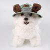 Multi Pet Sun Protective Hat Wide Brimmed Design For Dogs Cats Rabbits Lightweight Summer Accessory