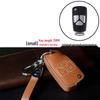 Real Leather Case for Modified Folding Keys: Compatible with Xiongbing Kia, Honda, Toyota, Iron General Remotes