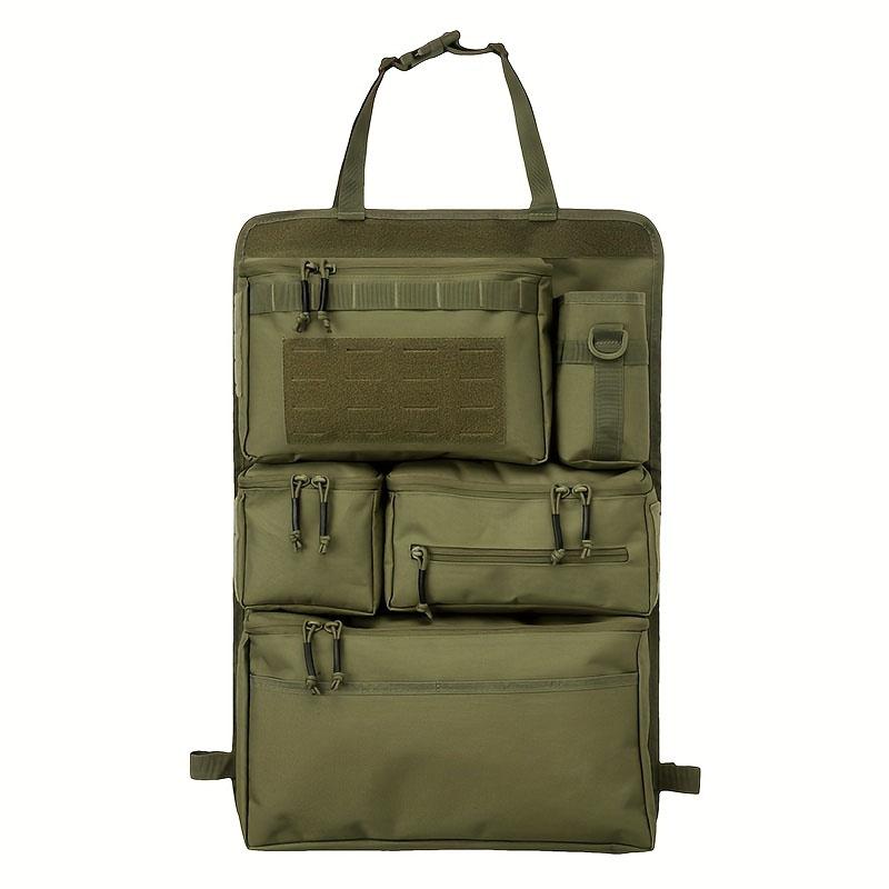 Car Rear Suspension Storage Bag With Zipper Multi Compartment Storage Bag Multifunctional Luggage Organizer And Storage Bag