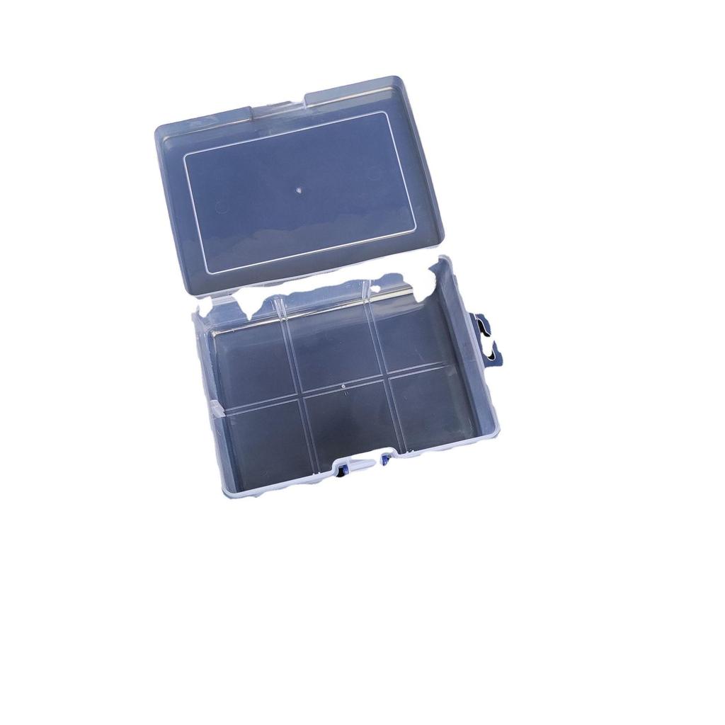 Große transparente Aufbewahrungsbox aus Kunststoff für Quilthalter mit Deckel für Hardware und Schmuck