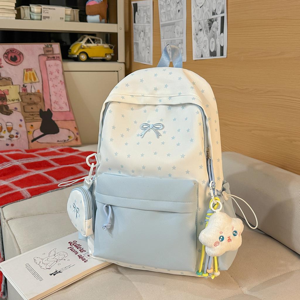 Schoolbag New Small Fresh Junior High School Student Schoolbag Girl Ins Niche College Student Class Backpack Backpack Large Capacity