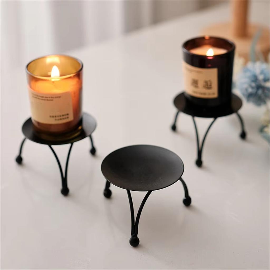 Light Luxury Candlestick Retro Dinner Table Decor Ornament