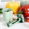 Fruit Vegetable Coring Tool Seed Removing Tool 2-in-1 Reusable Color Pepper Corer Portable Kitchen Utensil
