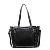 Ribbon woven large-capacity women's second-dimensional bag women's large-capacity soft-sided transparent pvc shoulder bag