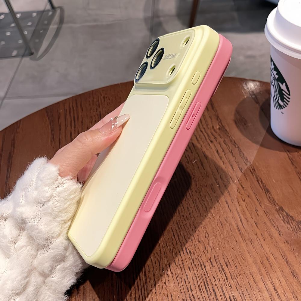 Macaron Color Liquid Silicone Case for iPhone 17 Pro 16 17 15 13 14 12 Pro Max Coque Camera Protector Large Window Matte Cover