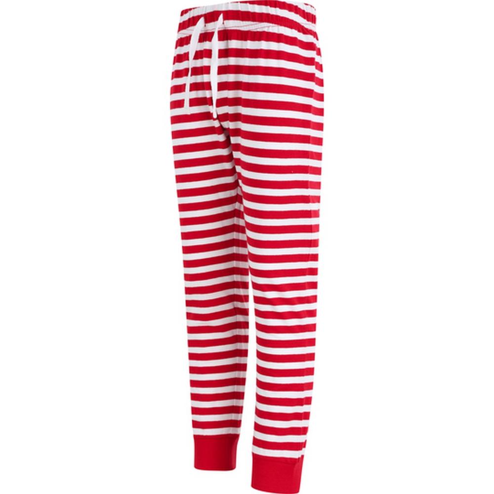 SF Women Womens/Ladies Striped Cuffed Pyjama Bottoms