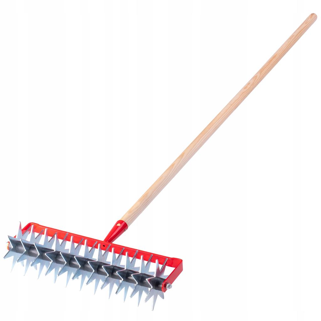 KADAX Hand Cultivator Soil Loosener Garden Aerator 145cm Rotary
