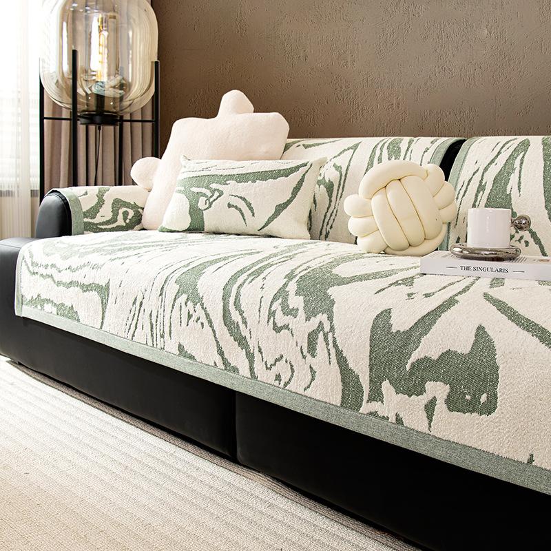

Sofa Cushion Universal In All Seasons New Non-Slip Seat Cushion Light Luxury High-End Living Room Sofa Cover Cloth Towel 70*70cm