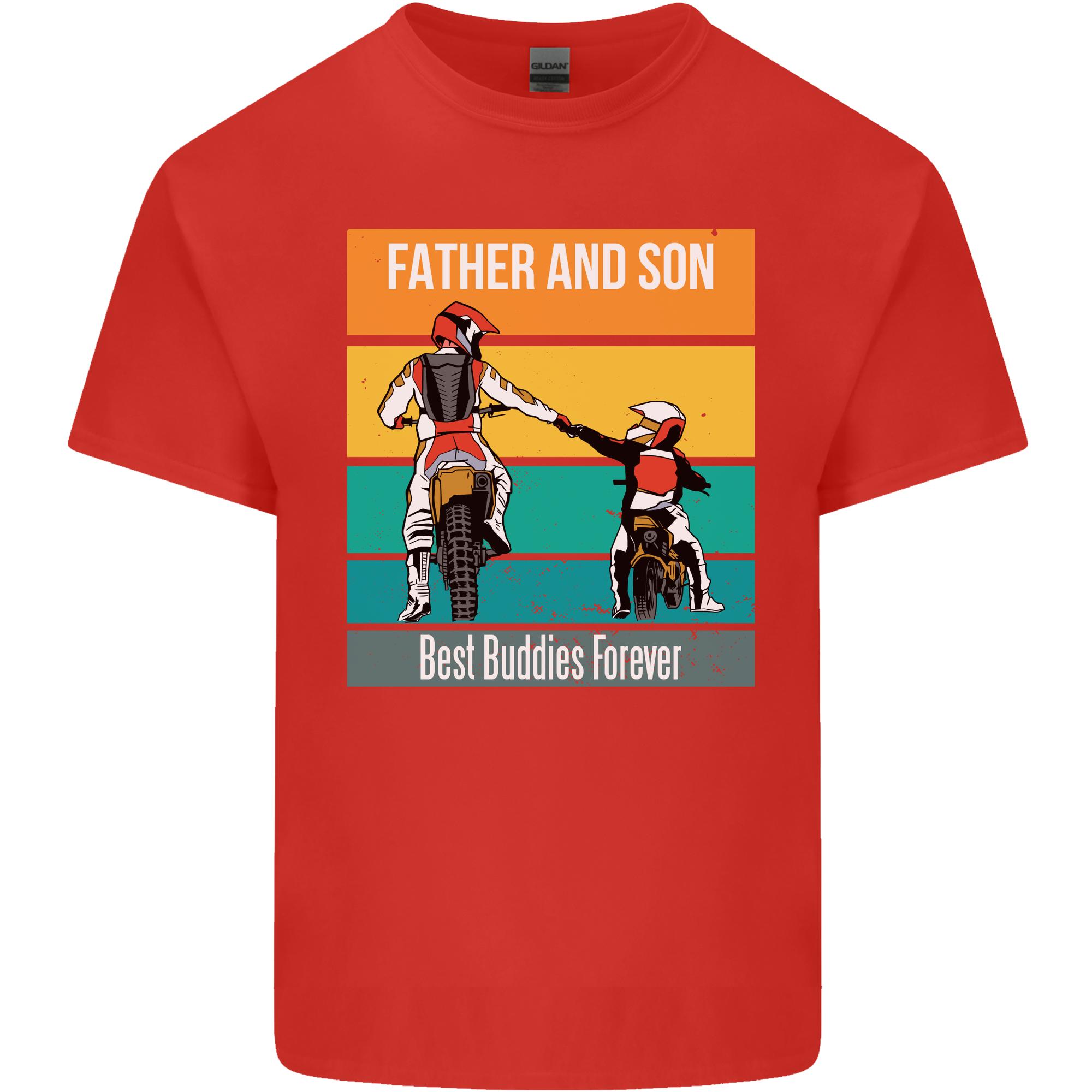 Motocross Father Son Fathers Day Unisexs Light Cotton TShirt S