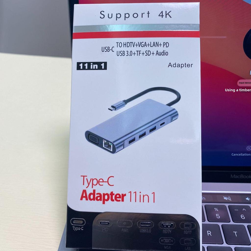 11-in-1-USB-C-Erweiterungsdock für MacBook-, Apple- und Huawei-Laptops