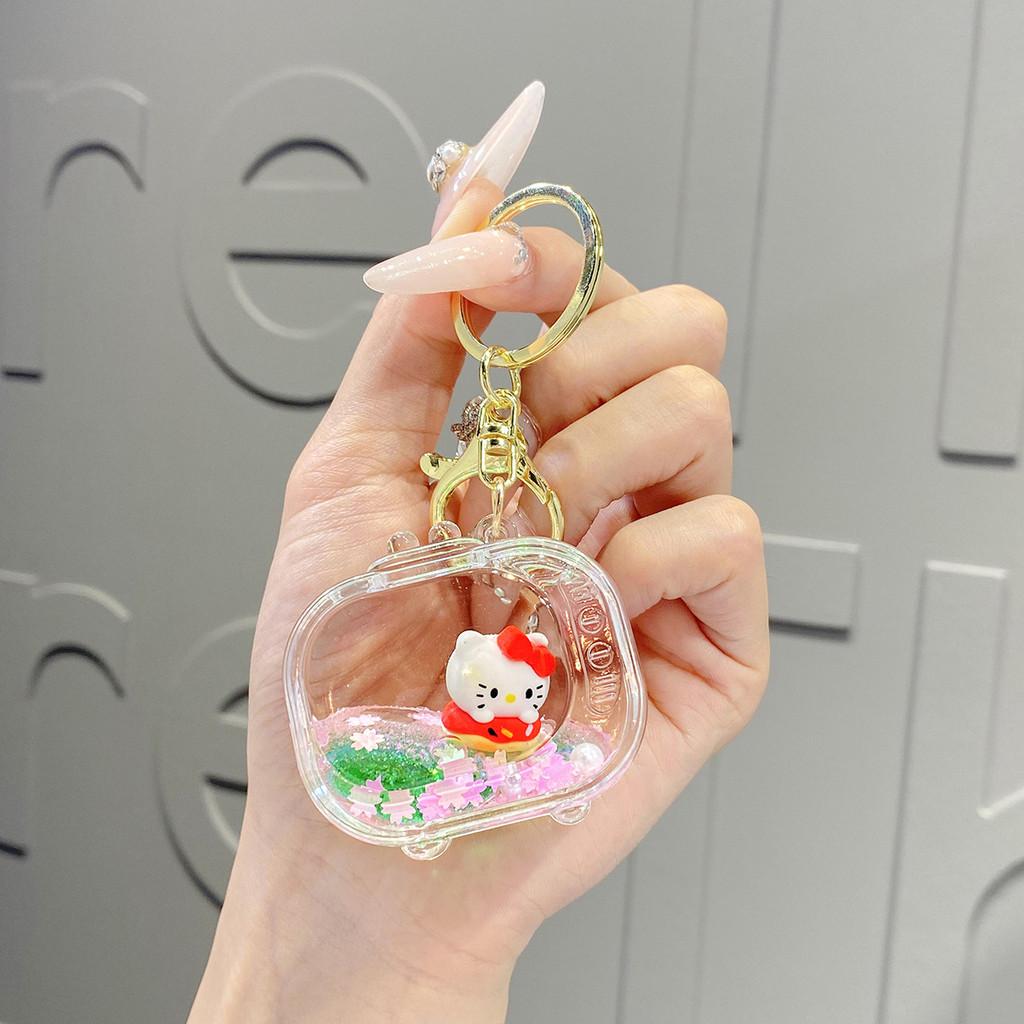 Liquid Eyecatching Acrylic Panda Keychain Trendy And Fun Gift For Friends Family And