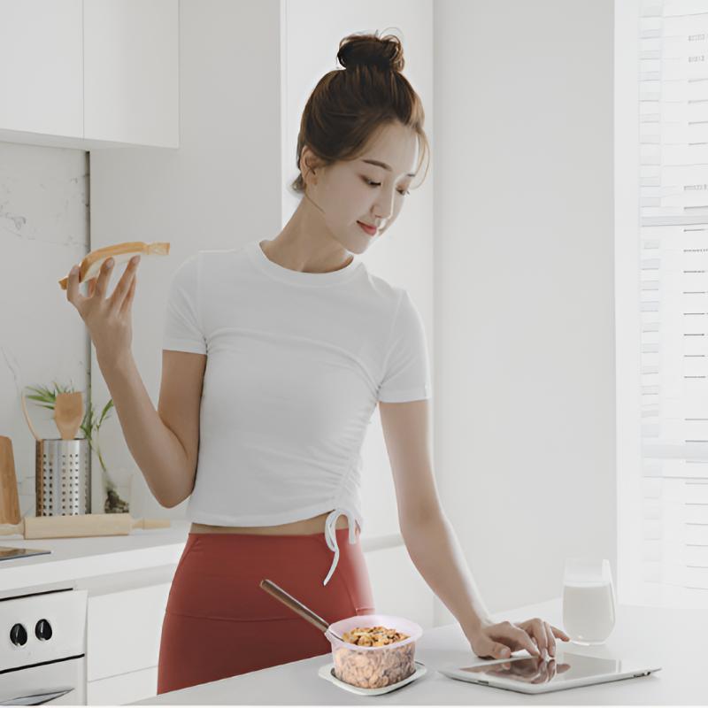YoungsBill Recipientes Herméticos para Armazenamento de Arroz de 350 ml (Conjunto de 3) – Pode ir ao micro-ondas e ao congelador (Feito na Coreia)