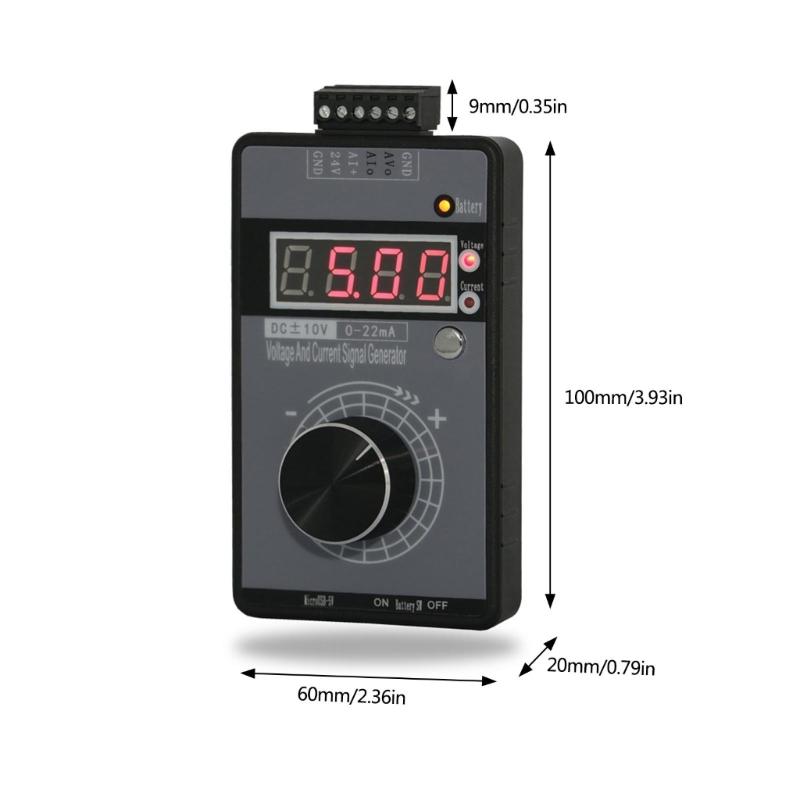 Easy Carry  Signal Source Tester Featuring Digital Display Multifunction Signal Generator for Engineers & Technicians