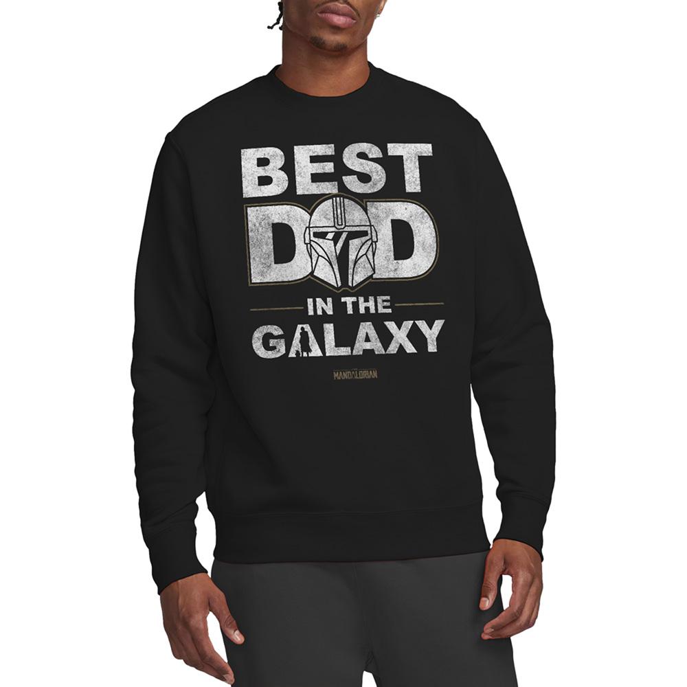 Star Wars: The Mandalorian Unisex Adult Best Dad In The Galaxy Sweatshirt