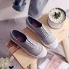Belle's new breathable canvas shoes casual summer flat shoes