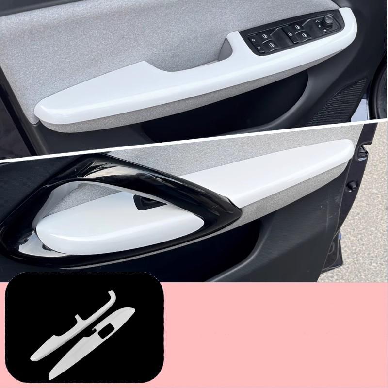 Car Door Armrest Panel Cover Anti-dirty Anti-rubbing Door Handle Sticker Protective Case For LEAPMOTOR T03 Interior Accessories