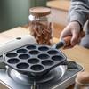 Sartén para Takoyaki de 14 Agujeros Sartén Antiadherente Duradera Moldes para Tortitas de Bolas para Freír de Alta Calidad Cocina de Inducción Hierro Fundido Cocina de Gas