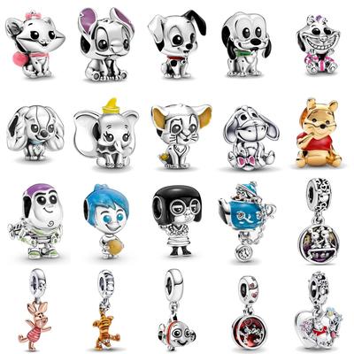 Koperen Koala Tijger Dier Hanger Past Modieuze En Gepersonaliseerde Neutrale Stijl Armband Doe-het-zelf Verjaardagscadeau