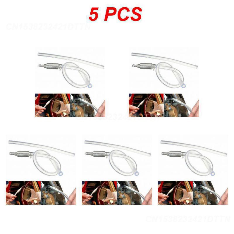 

5/10/20 шт. односторонний клапан трубка прокачка инструмент прочный универсальный алюминиевый резиновый автомобильный принадлежности гидравлический тормозной прокачиватель