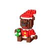 Merry Christmas Micro Building Blocks Santa Claus Elk Snowman Christmas Tree Assembled Mini Bricks Figure Toy For Kid Gifts
