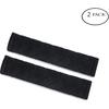 Amooca Soft Auto Seat Belt Cover Seatbelt Shoulder Pad 2 PCS for a More Comfortable Driving Compatible with All Cars and Backpack Black